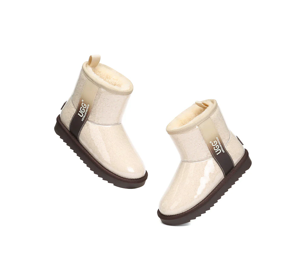 UGG Boots Kids Clear Waterproof Shearling Coated Neo - Image 11