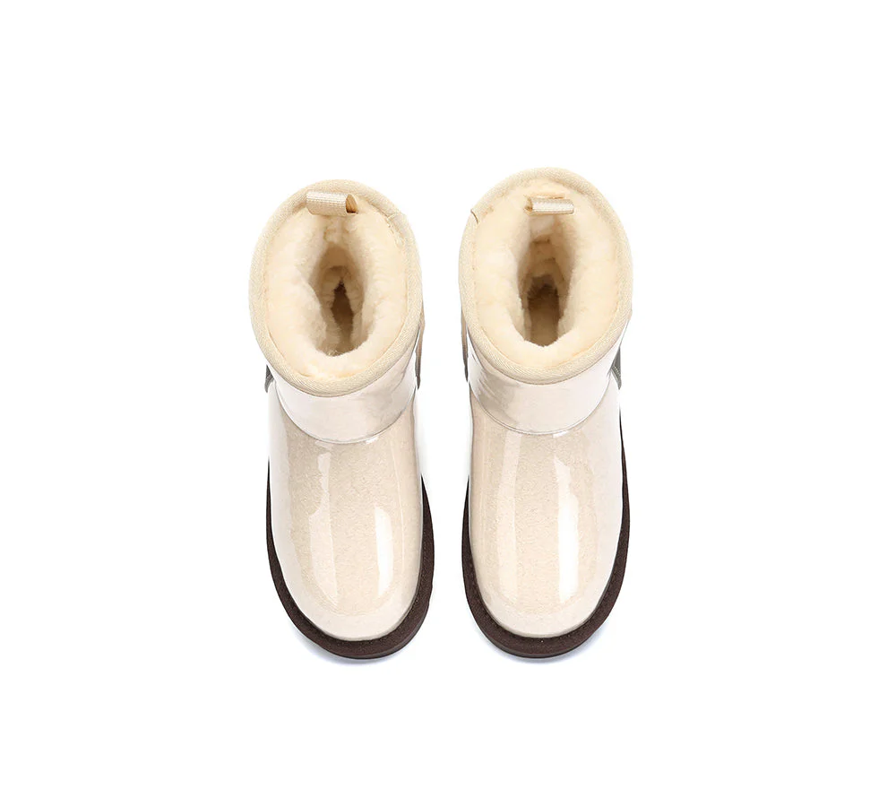 UGG Boots Kids Clear Waterproof Shearling Coated Neo - Image 12