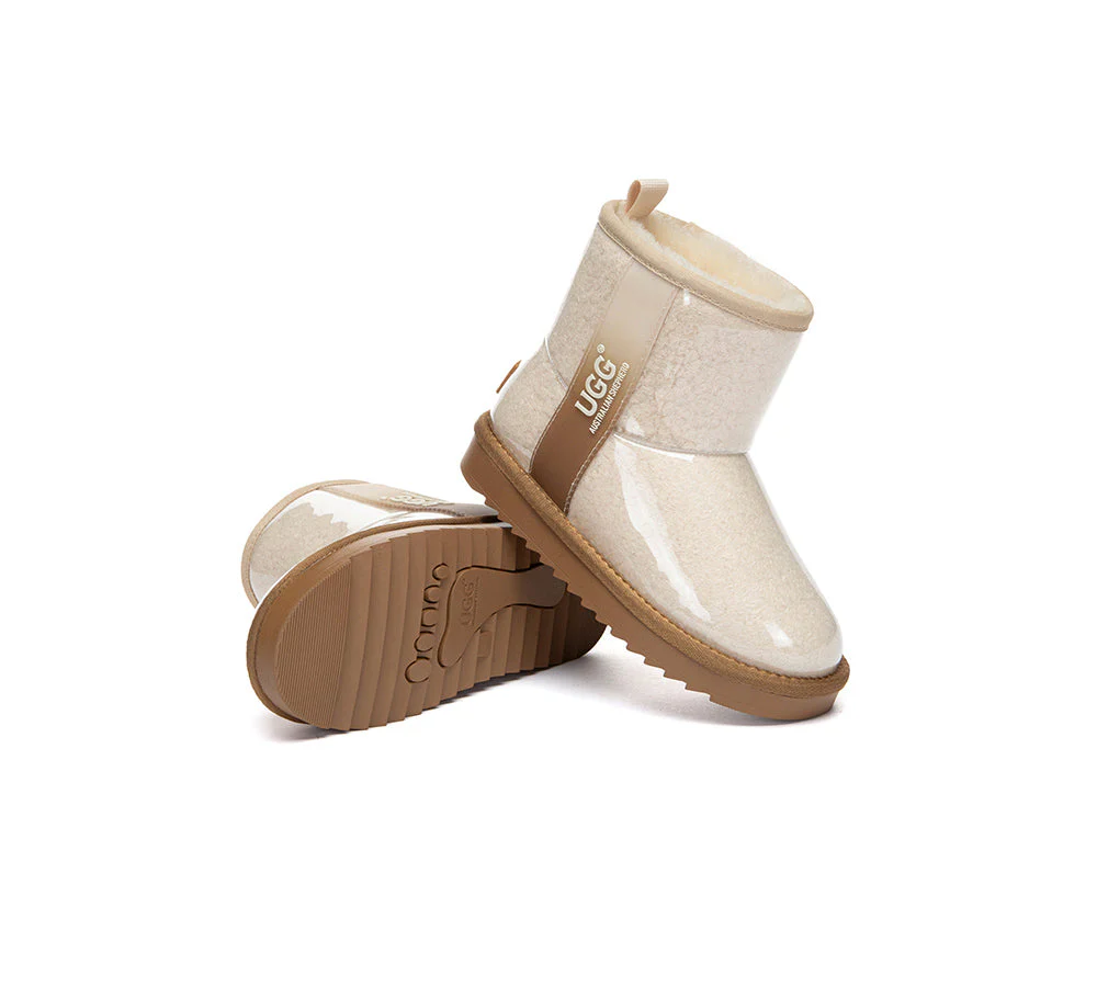 UGG Boots Kids Clear Waterproof Shearling Coated Neo - Image 3
