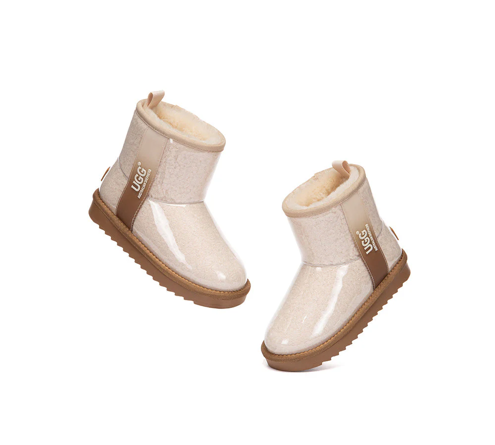 UGG Boots Kids Clear Waterproof Shearling Coated Neo - Image 5