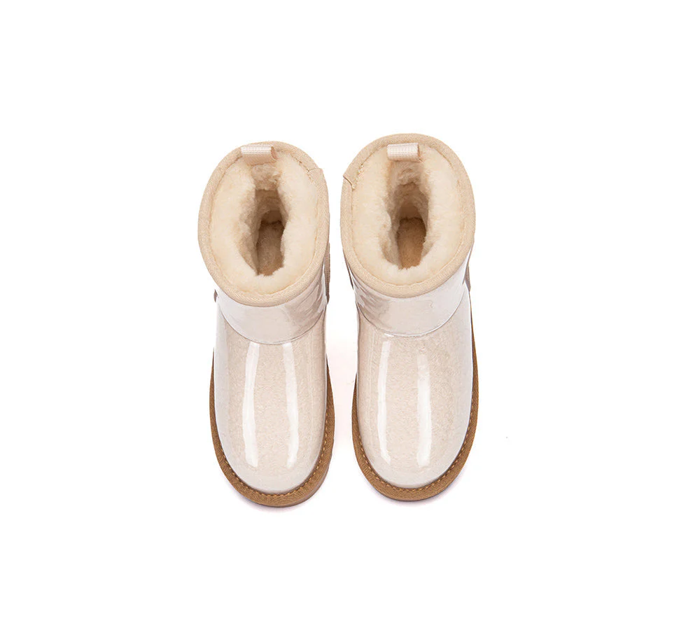 UGG Boots Kids Clear Waterproof Shearling Coated Neo - Image 6