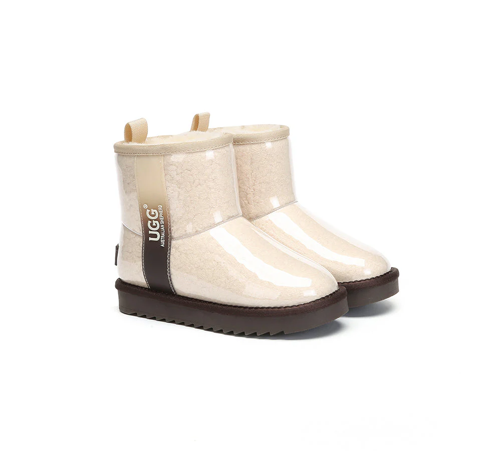 UGG Boots Kids Clear Waterproof Shearling Coated Neo - Image 8