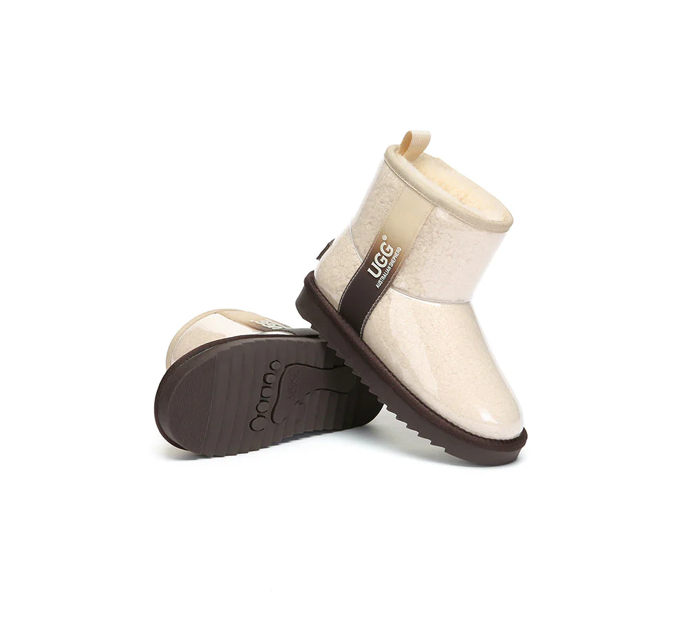 UGG Boots Kids Clear Waterproof Shearling Coated Neo - Image 9