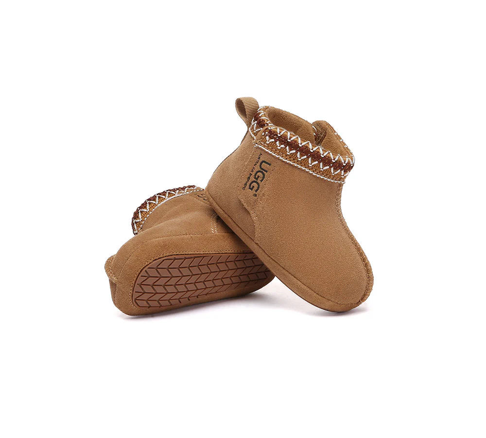 UGG Boots Kids Sheepskin Wool Gift Set Barney - Image 3