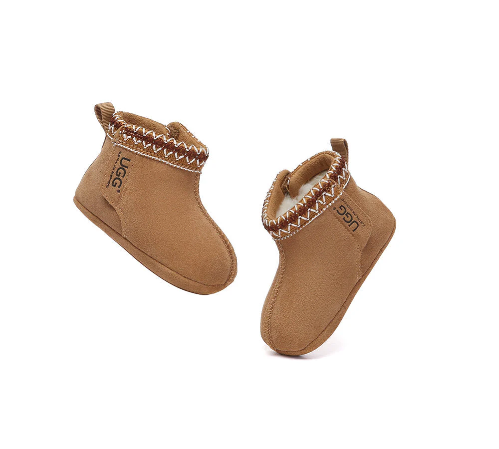 UGG Boots Kids Sheepskin Wool Gift Set Barney - Image 5