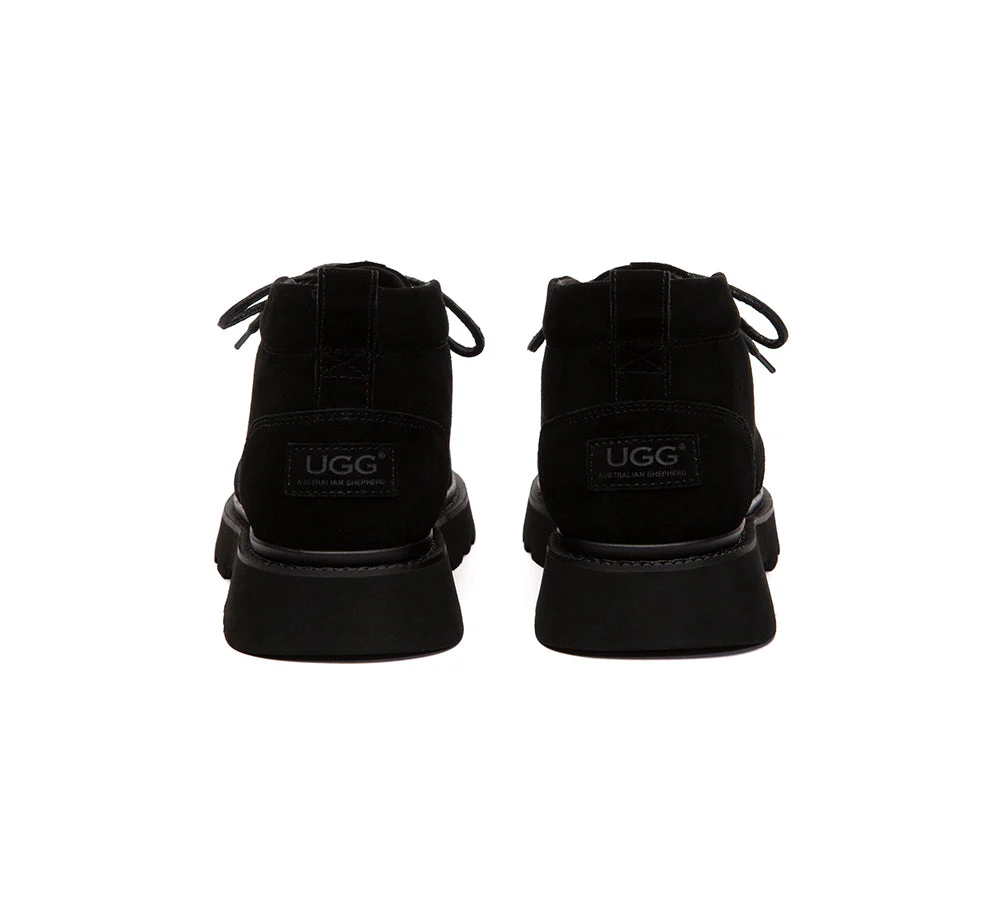 UGG Boots Men Lace Up Ankle Casual Chukka Caelen - Image 13