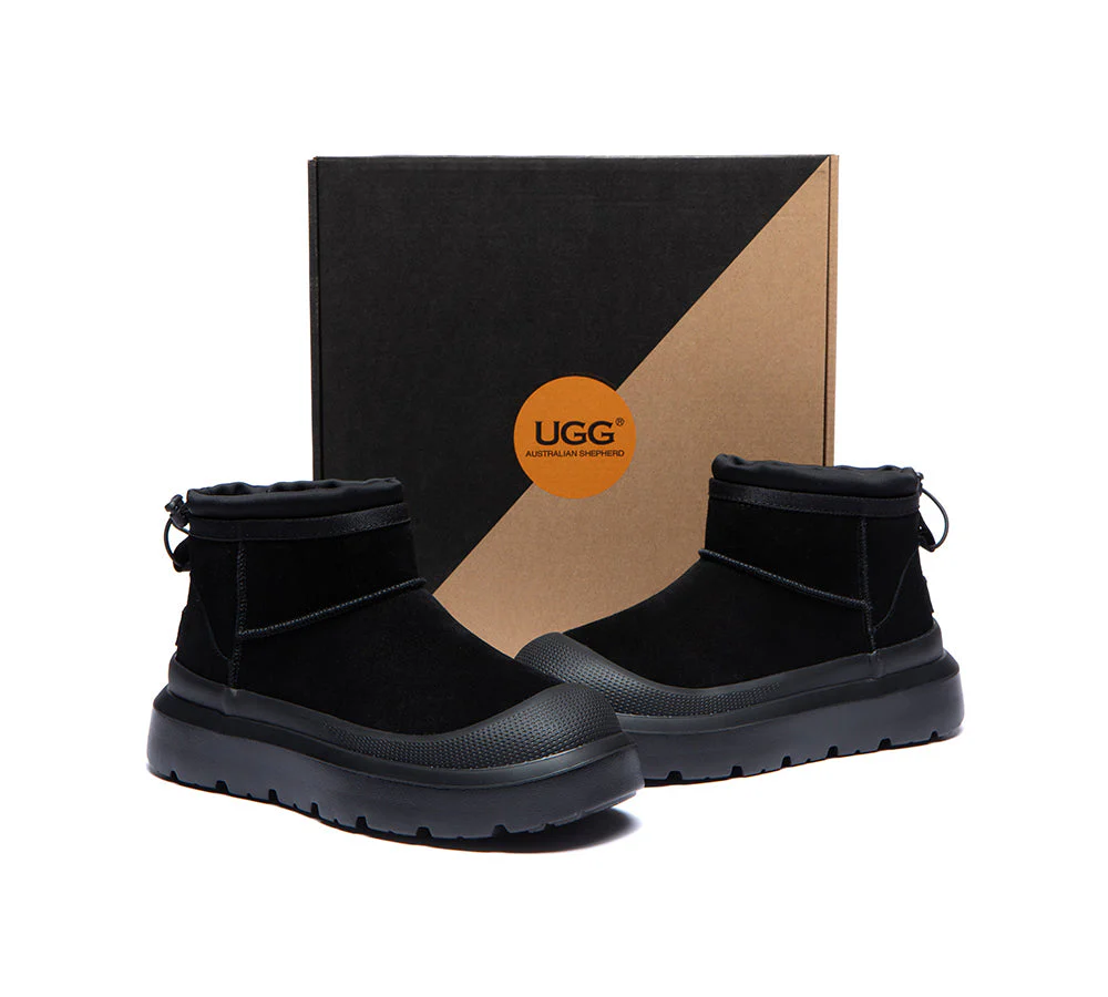 UGG Boots Men Sheepskin Wool Drawstring Large Size Brano - Image 10