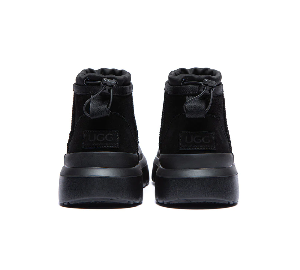 UGG Boots Men Sheepskin Wool Drawstring Large Size Brano - Image 13