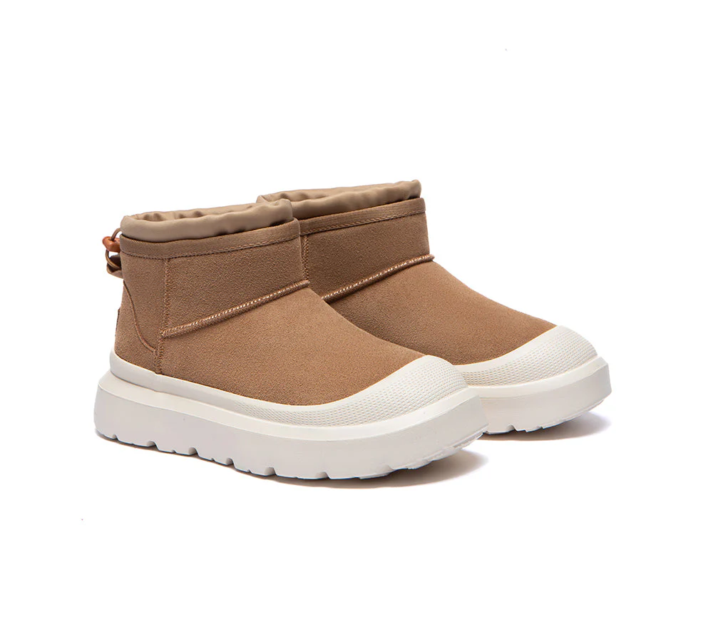 UGG Boots Men Sheepskin Wool Drawstring Large Size Brano - Image 2