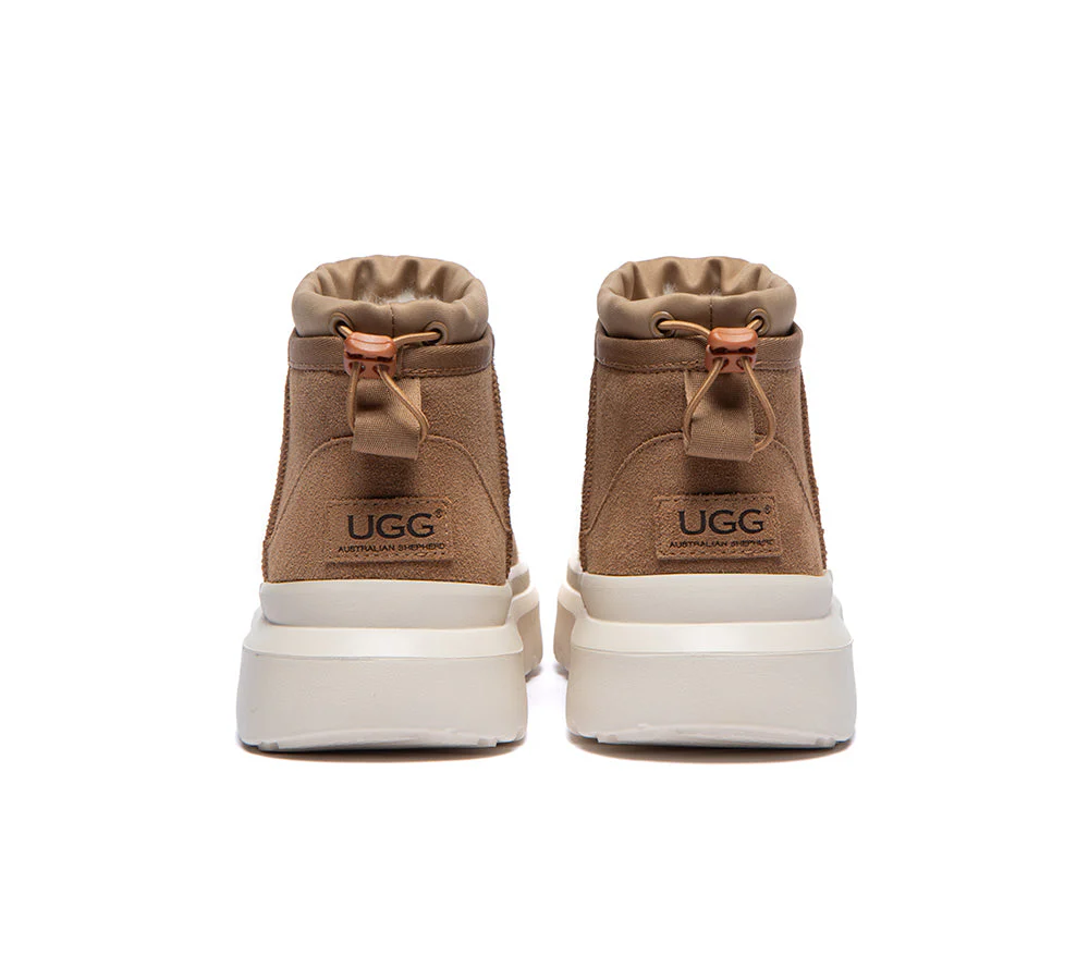 UGG Boots Men Sheepskin Wool Drawstring Large Size Brano - Image 7
