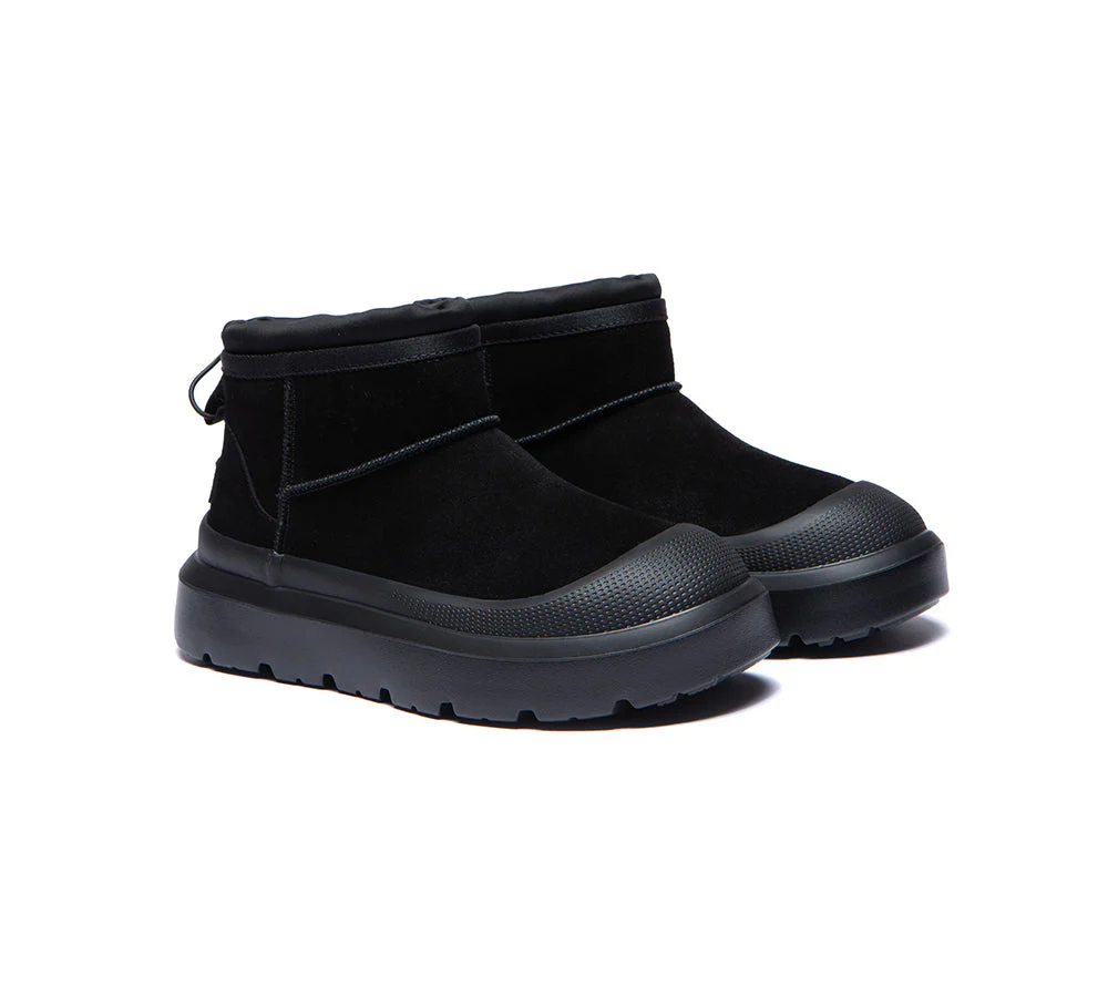 UGG Boots Men Sheepskin Wool Drawstring Large Size Brano - Image 8