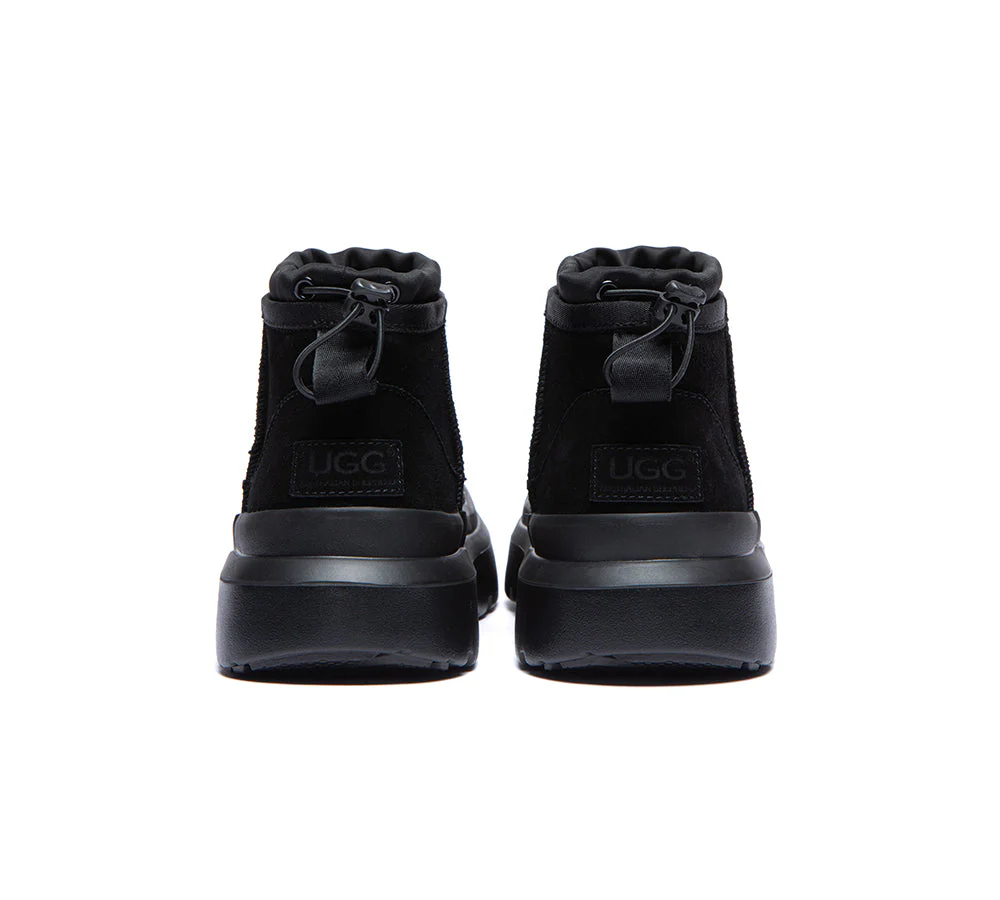 UGG Boots Sheepskin Wool Drawstring Ankle Brano - Image 10