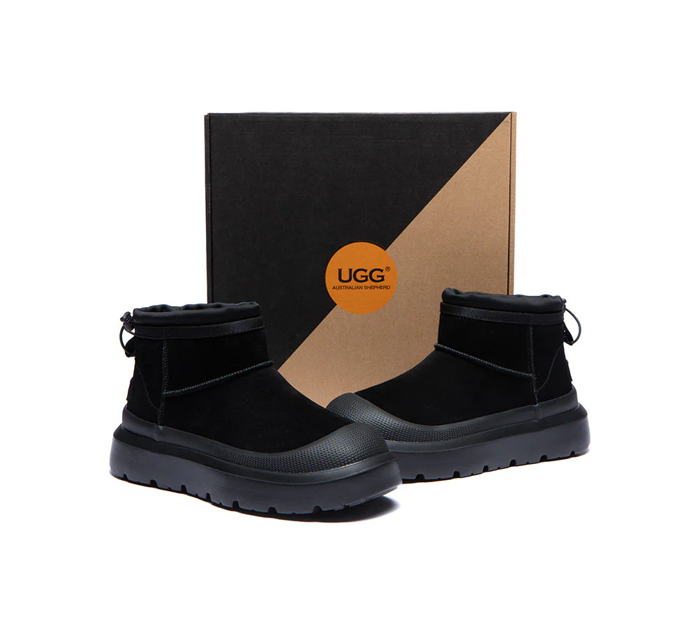 UGG Boots Sheepskin Wool Drawstring Ankle Brano - Image 11