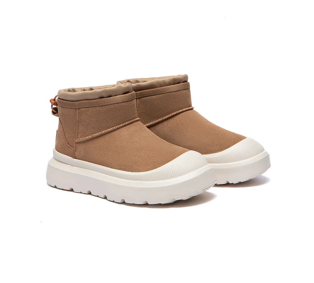 UGG Boots Sheepskin Wool Drawstring Ankle Brano - Image 2
