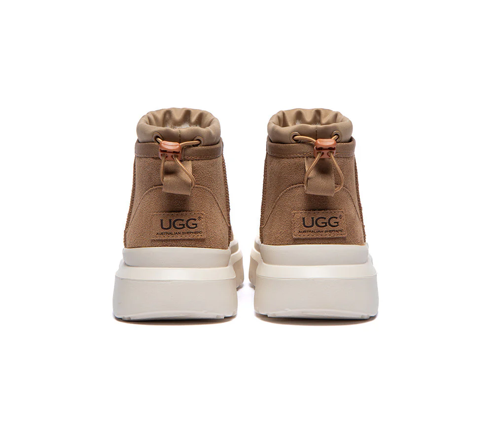 UGG Boots Sheepskin Wool Drawstring Ankle Brano - Image 7