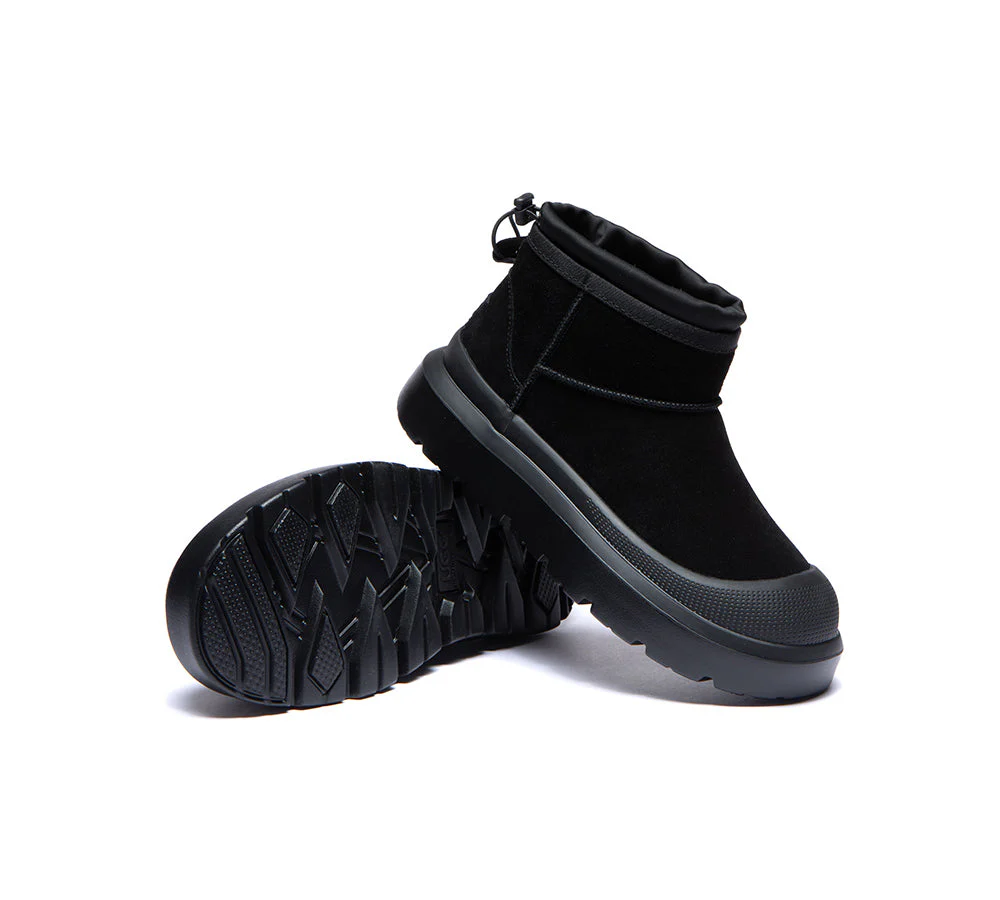 UGG Boots Sheepskin Wool Drawstring Ankle Brano - Image 8