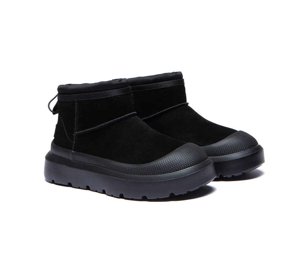 UGG Boots Sheepskin Wool Drawstring Ankle Brano - Image 9