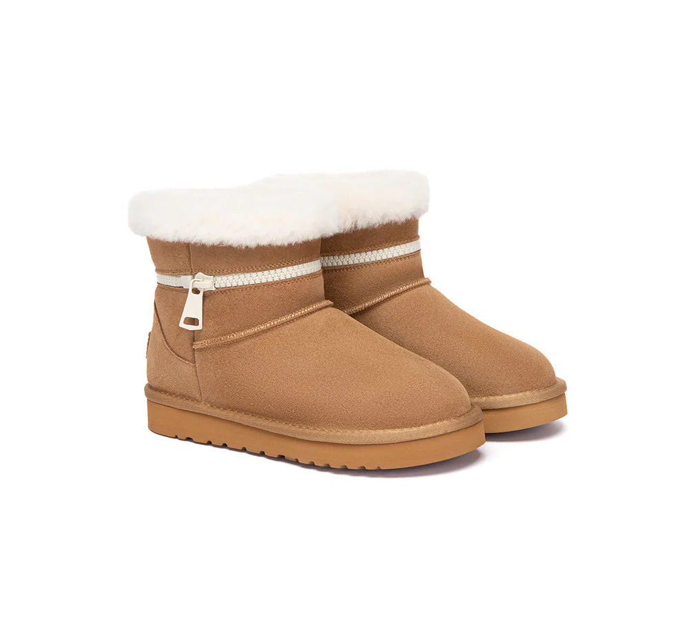 UGG Boots Sheepskin Wool Shearling Ankle Lienn - Image 3