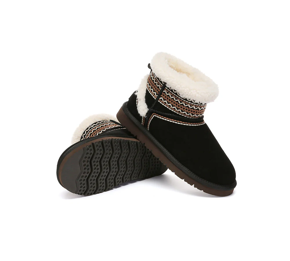 UGG Boots Sheepskin Wool Shearling Knitted Mini Ferlat - Image 10