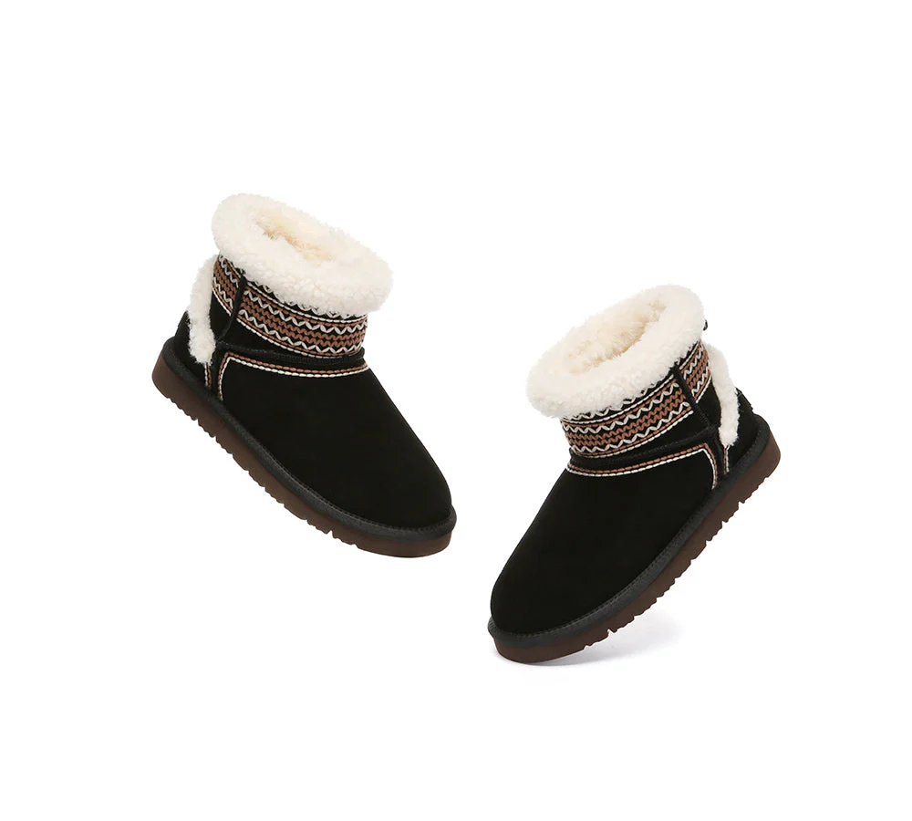 UGG Boots Sheepskin Wool Shearling Knitted Mini Ferlat - Image 12