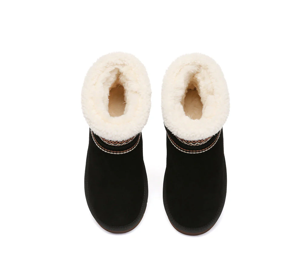 UGG Boots Sheepskin Wool Shearling Knitted Mini Ferlat - Image 13
