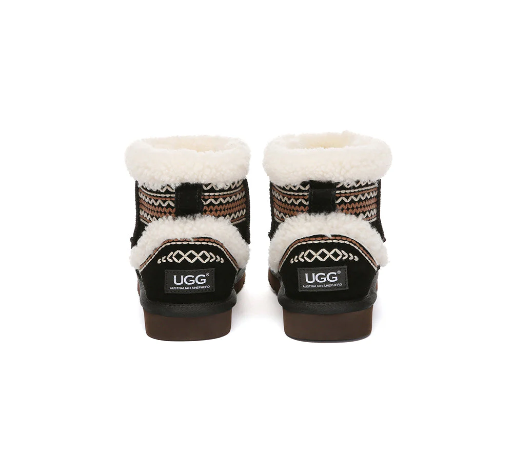 UGG Boots Sheepskin Wool Shearling Knitted Mini Ferlat - Image 14