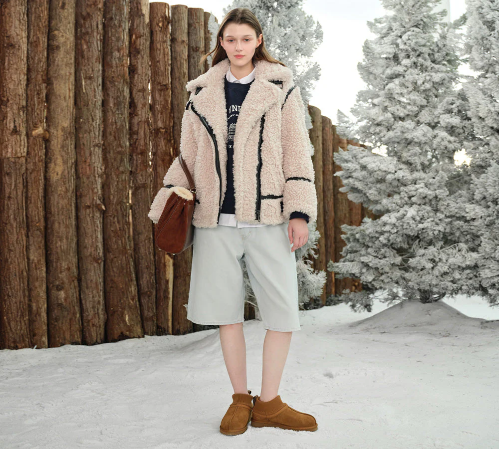 UGG Boots Sheepskin Wool Stretchy Ankle Margaret - Image 2