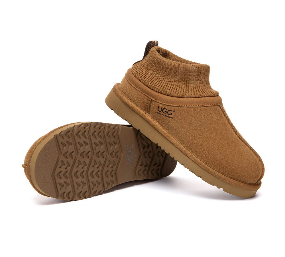 UGG Boots Sheepskin Wool Stretchy Ankle Margaret - Image 3