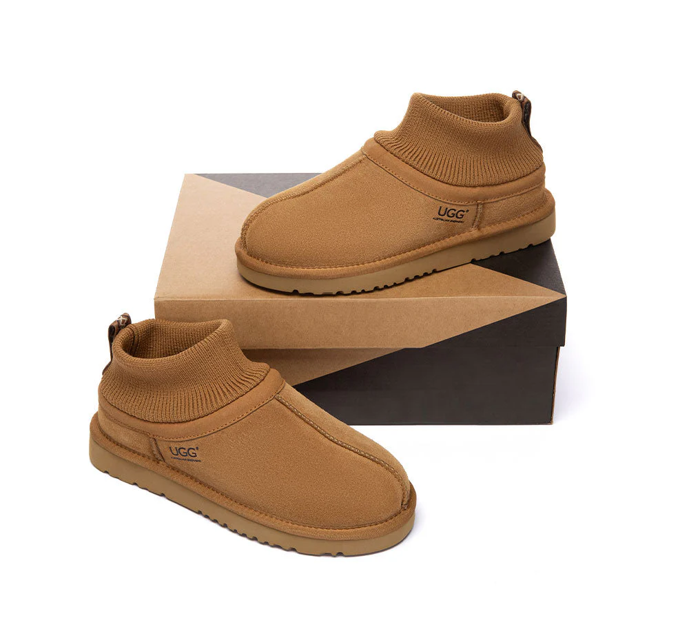 UGG Boots Sheepskin Wool Stretchy Ankle Margaret - Image 4