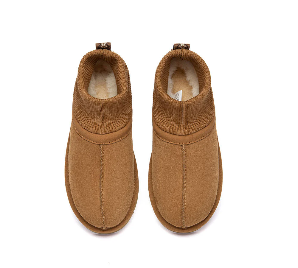 UGG Boots Sheepskin Wool Stretchy Ankle Margaret - Image 6