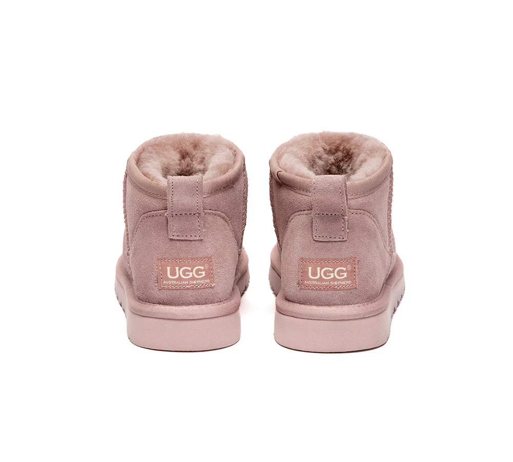 UGG Boots Unisex Sheepskin Wool Ultra Mini Ankle Boots Julia - Image 14