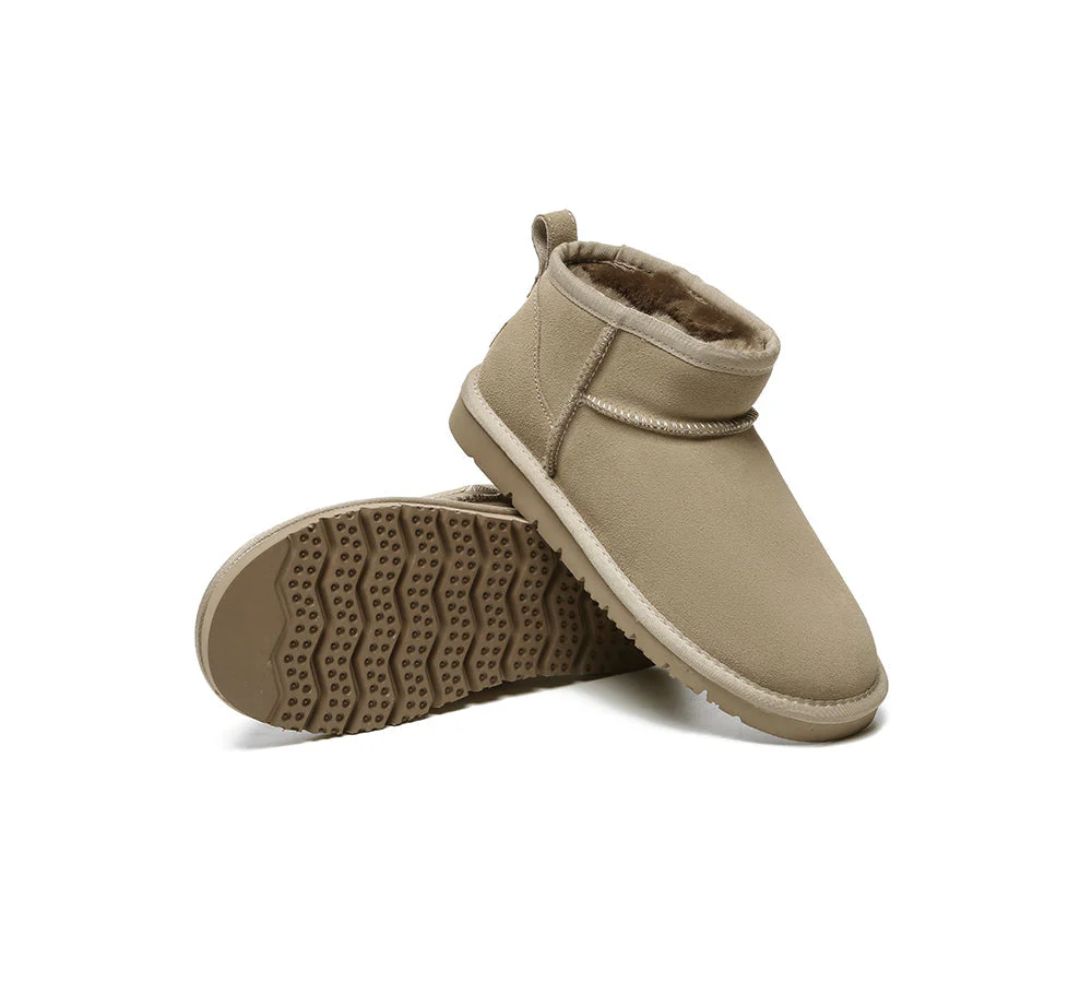 UGG Boots Unisex Sheepskin Wool Ultra Mini Ankle Boots Julia - Image 16