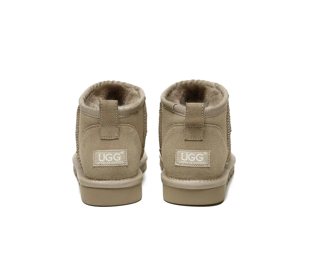 UGG Boots Unisex Sheepskin Wool Ultra Mini Ankle Boots Julia - Image 20