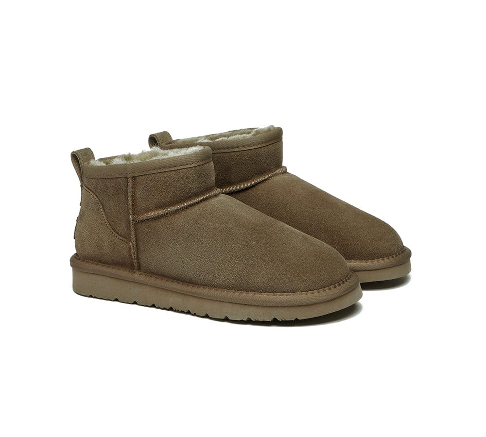 UGG Boots Unisex Sheepskin Wool Ultra Mini Ankle Boots Julia - Image 21