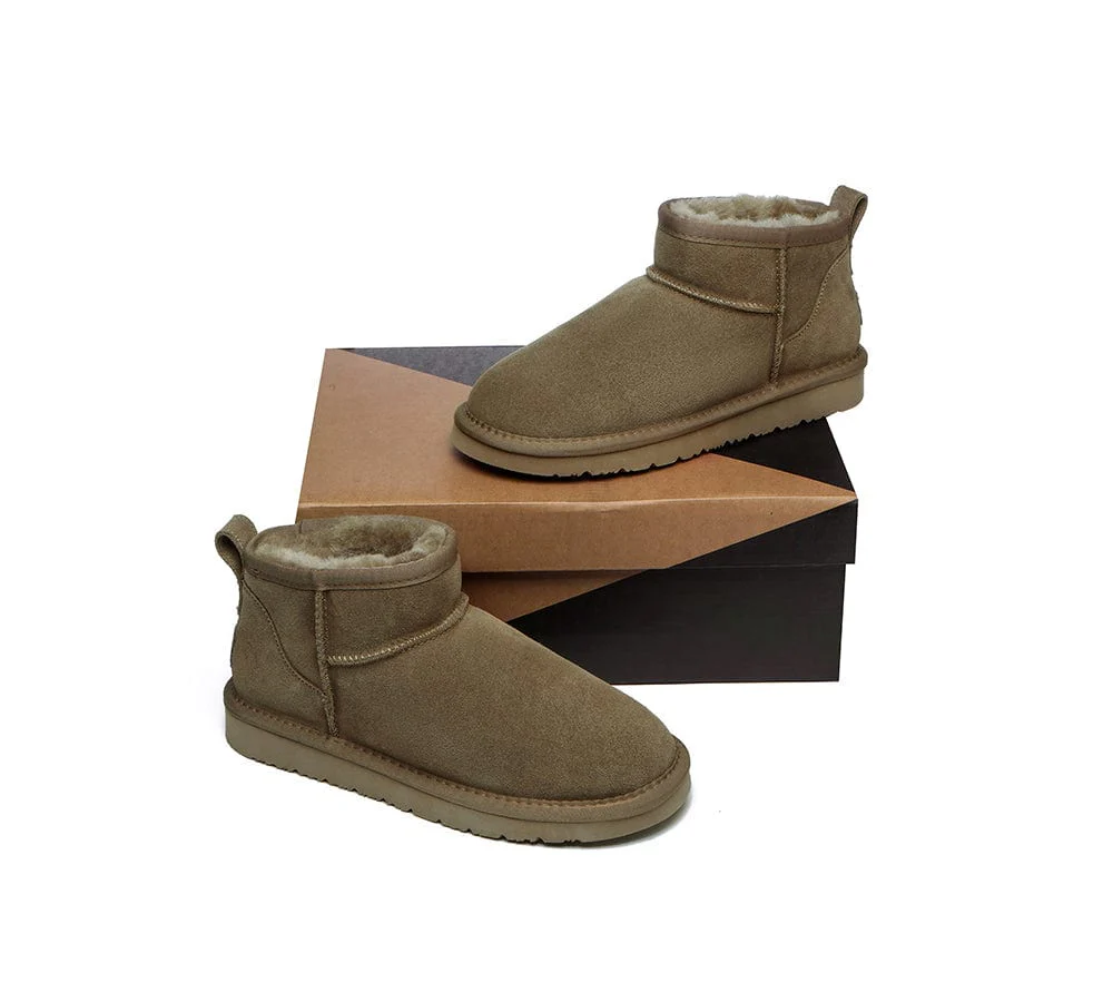 UGG Boots Unisex Sheepskin Wool Ultra Mini Ankle Boots Julia - Image 23