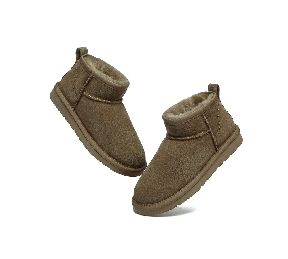 UGG Boots Unisex Sheepskin Wool Ultra Mini Ankle Boots Julia - Image 24