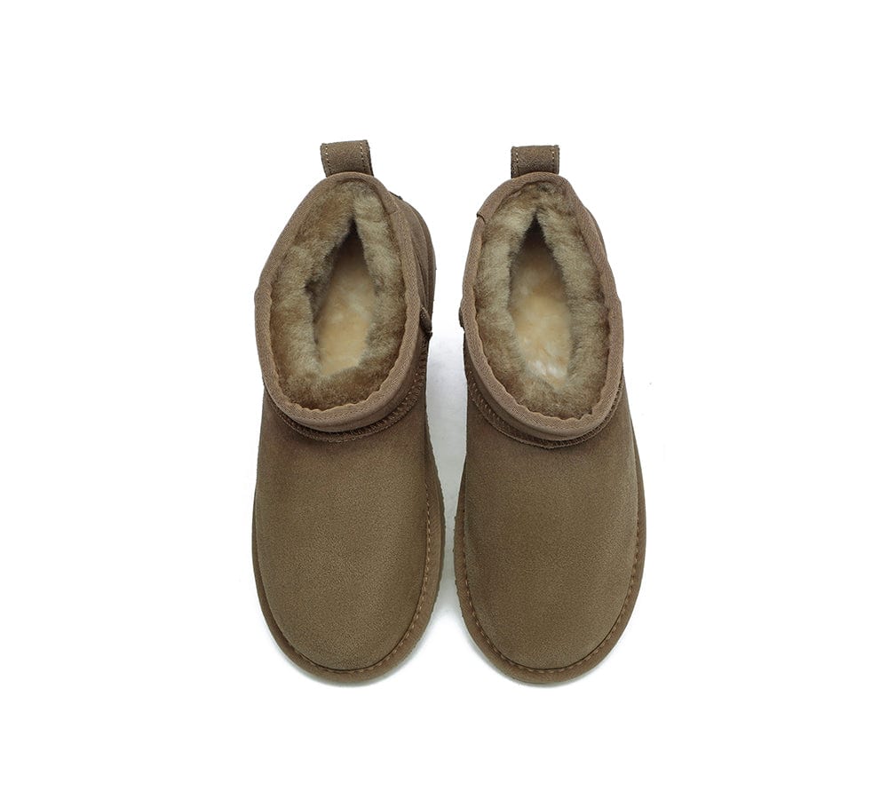 UGG Boots Unisex Sheepskin Wool Ultra Mini Ankle Boots Julia - Image 25