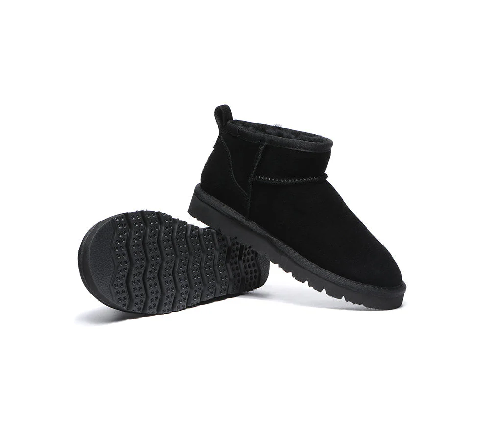 UGG Boots Unisex Sheepskin Wool Ultra Mini Ankle Boots Julia - Image 28