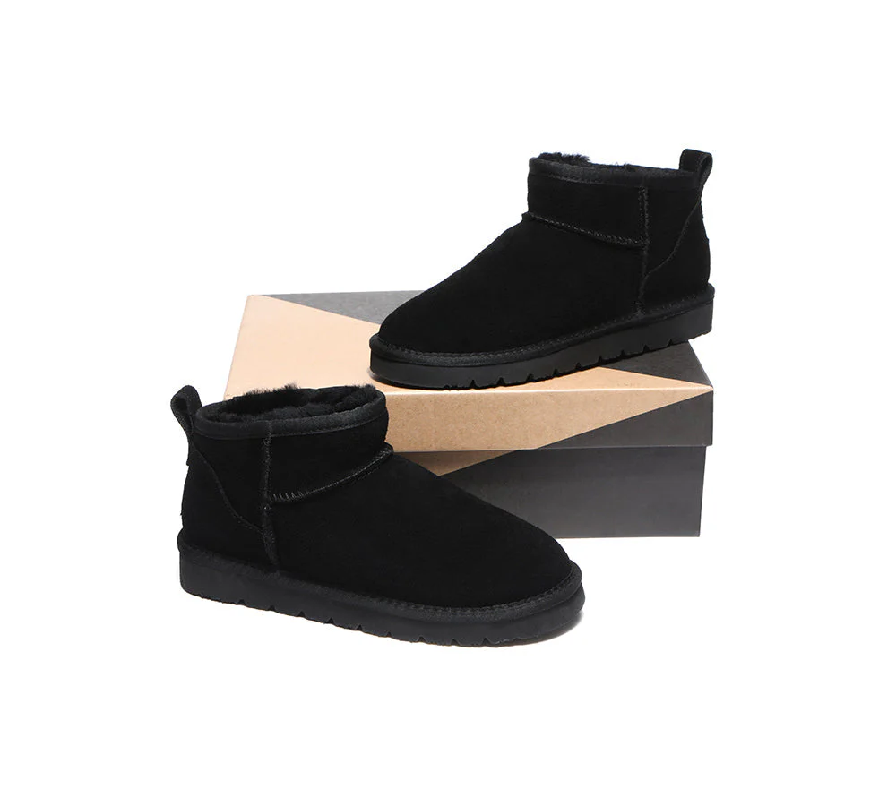 UGG Boots Unisex Sheepskin Wool Ultra Mini Ankle Boots Julia - Image 29