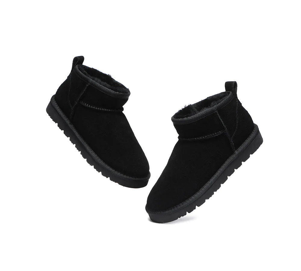 UGG Boots Unisex Sheepskin Wool Ultra Mini Ankle Boots Julia - Image 30
