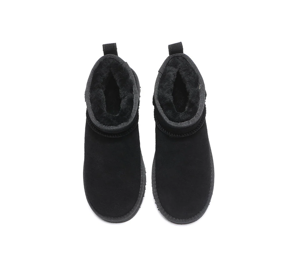 UGG Boots Unisex Sheepskin Wool Ultra Mini Ankle Boots Julia - Image 31