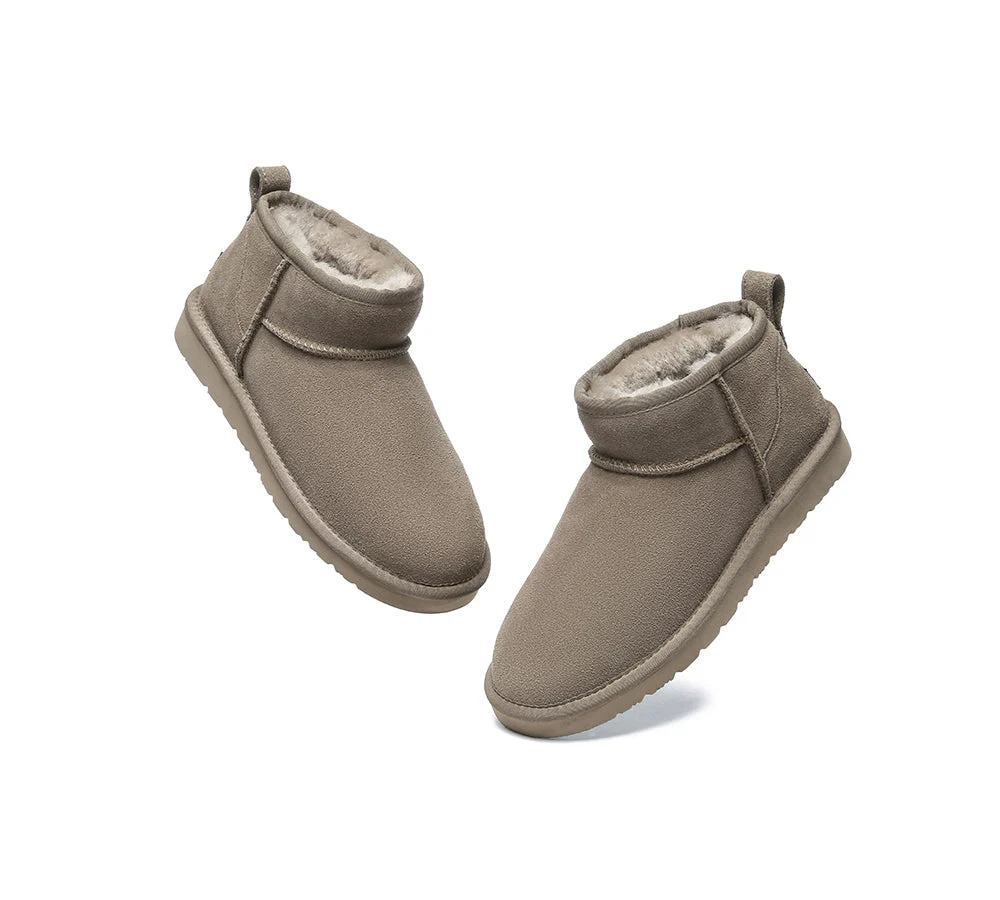 UGG Boots Unisex Sheepskin Wool Ultra Mini Ankle Boots Julia - Image 36