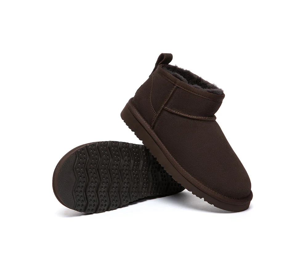 UGG Boots Unisex Sheepskin Wool Ultra Mini Ankle Boots Julia - Image 40