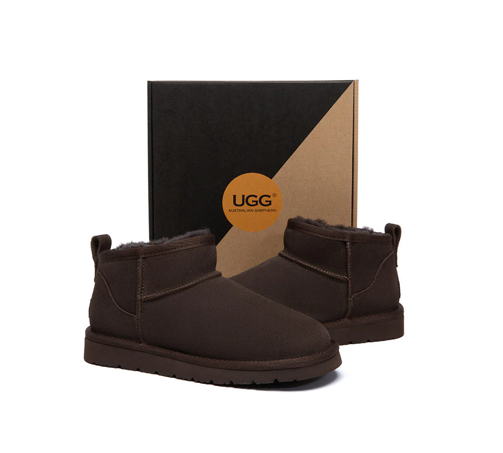 UGG Boots Unisex Sheepskin Wool Ultra Mini Ankle Boots Julia - Image 41