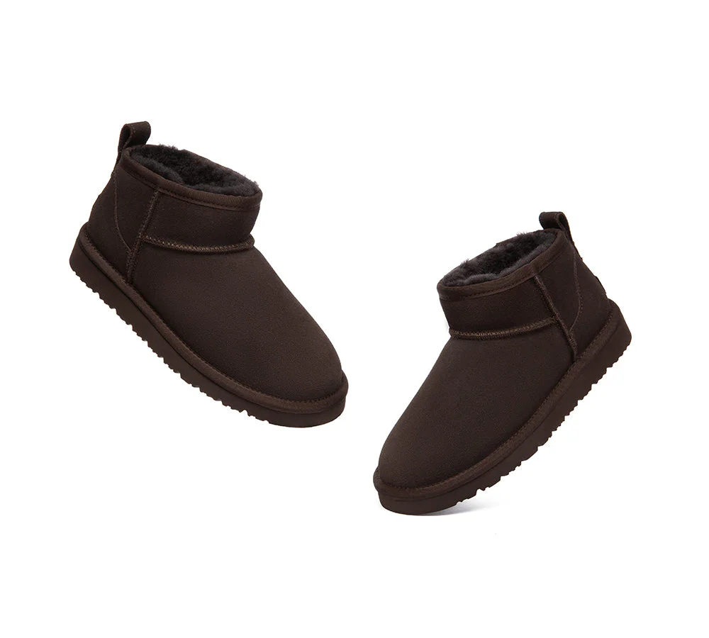 UGG Boots Unisex Sheepskin Wool Ultra Mini Ankle Boots Julia - Image 42