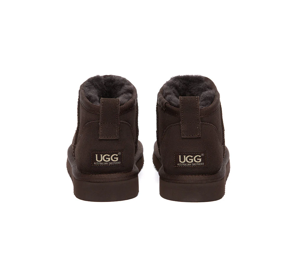 UGG Boots Unisex Sheepskin Wool Ultra Mini Ankle Boots Julia - Image 44