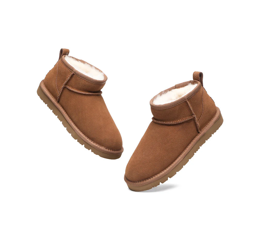 UGG Boots Unisex Sheepskin Wool Ultra Mini Ankle Boots Julia - Image 6