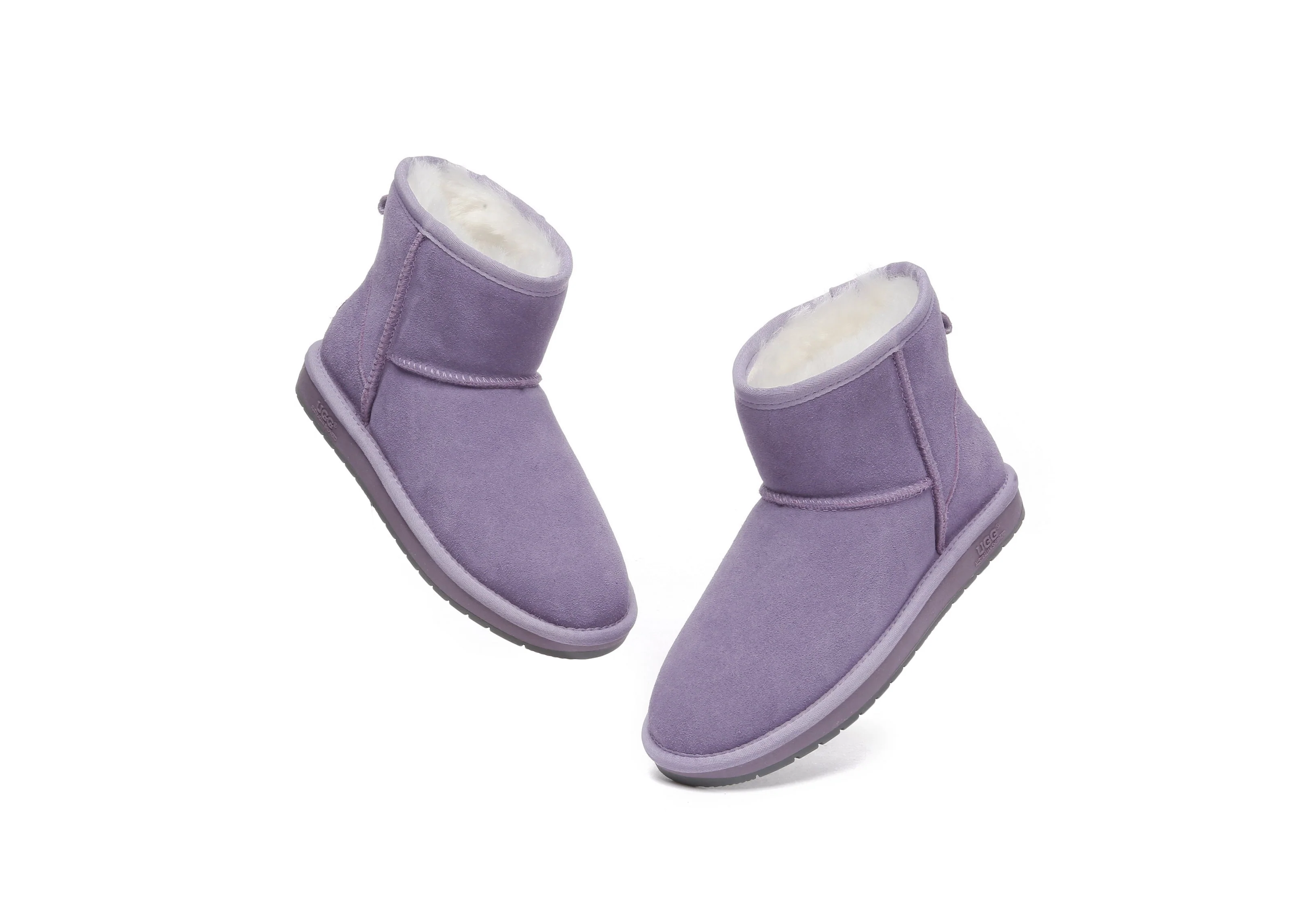 UGG Boots Women Men Sheepskin Wool Suede Mini Classic Boots - Image 12