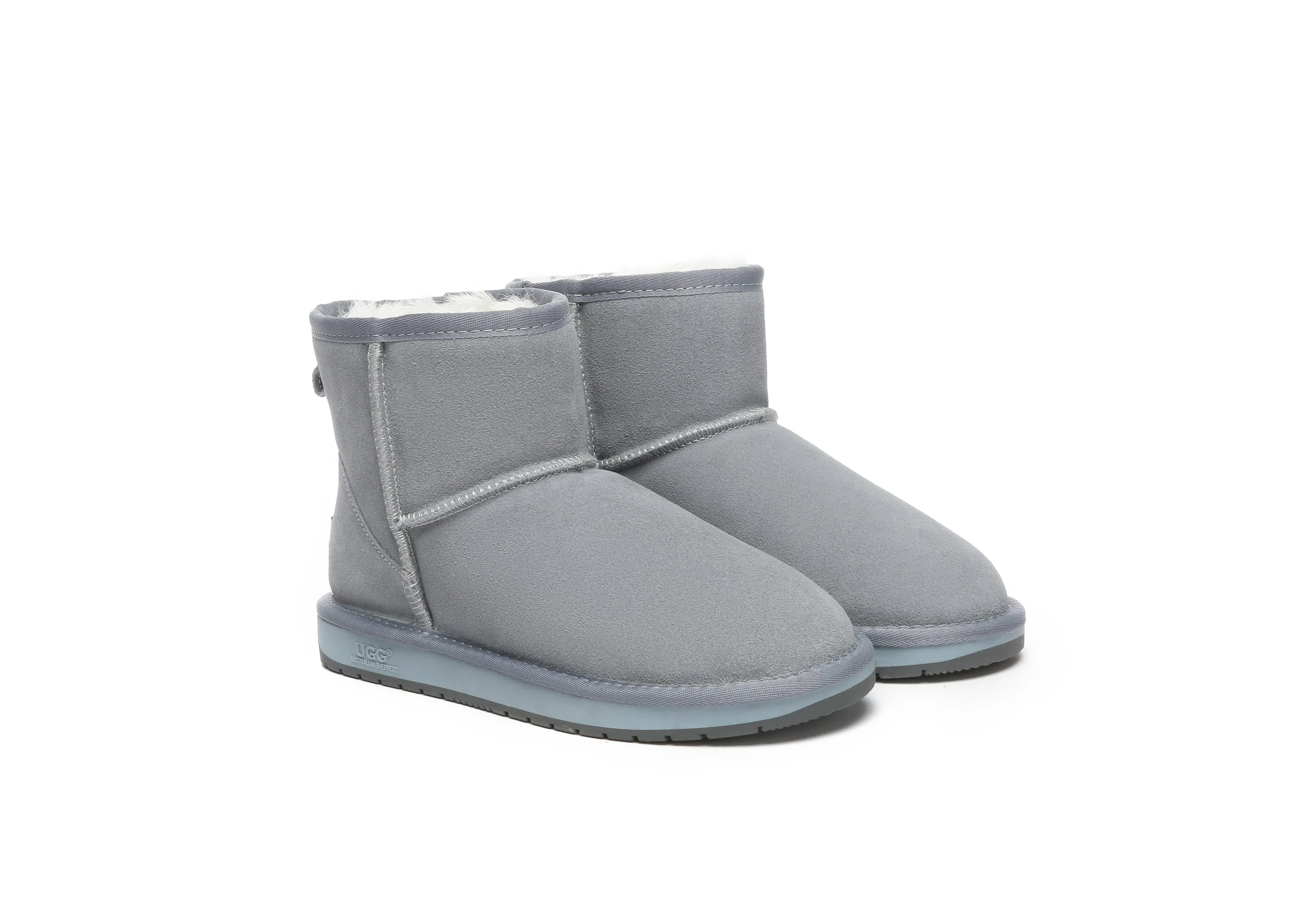 UGG Boots Women Men Sheepskin Wool Suede Mini Classic Boots - Image 15