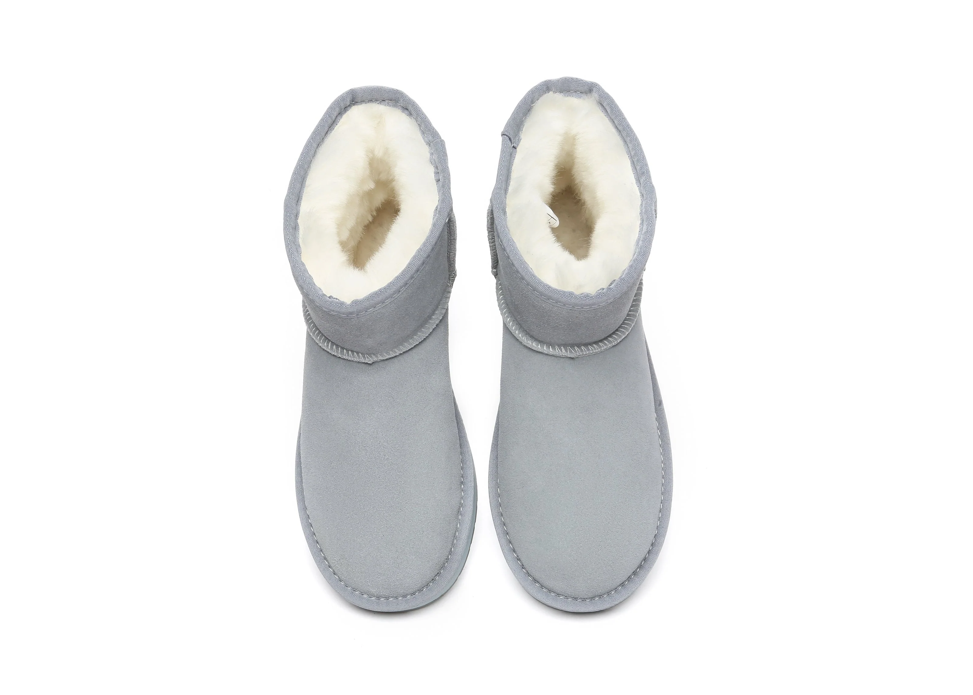 UGG Boots Women Men Sheepskin Wool Suede Mini Classic Boots - Image 19